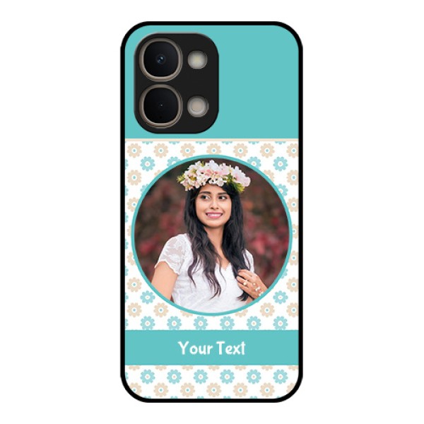 Vivo Y51 Pro 5G Custom Glass Phone Case - Beautiful Flowers Design Vivo Y51 Pro 5G Custom Glass Phone Case - Beautiful Flowers Design