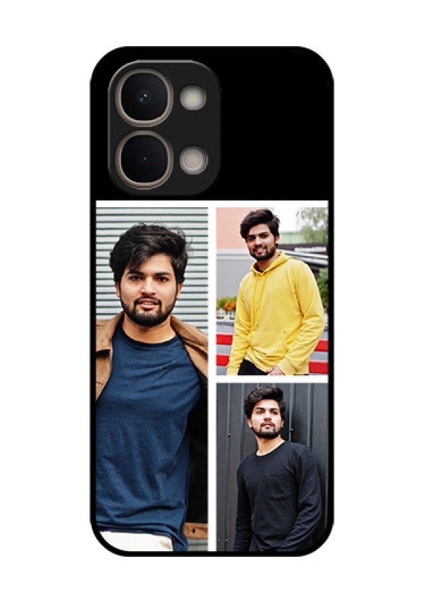 Vivo Y51 Pro 5G Custom Glass Phone Case - Upload Multiple Picture Design