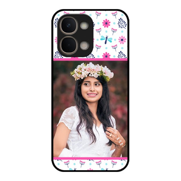 Vivo Y51 Pro 5G Custom Glass Phone Case - Colorful Flower Design