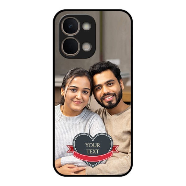 Vivo Y51 Pro 5G Custom Glass Phone Case - Just Married Couple Design