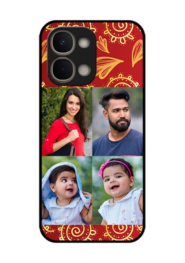 Vivo Y51 Pro 5G Custom Glass Phone Case - 4 Image Traditional Design