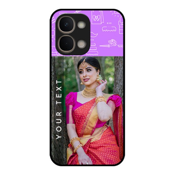 Vivo Y51 Pro 5G Custom Glass Phone Case - Birthday Icons Design Vivo Y51 Pro 5G Custom Glass Phone Case - Birthday Icons Design