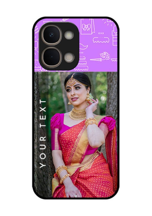 Vivo Y51 Pro 5G Custom Glass Phone Case - Birthday Icons Design