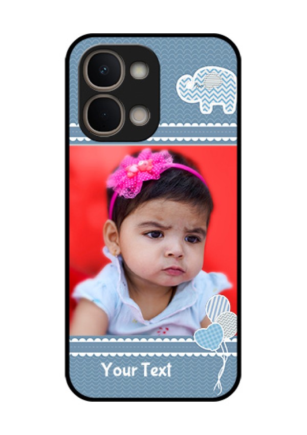 Vivo Y51 Pro 5G Custom Glass Phone Case - With Kids Pattern Design