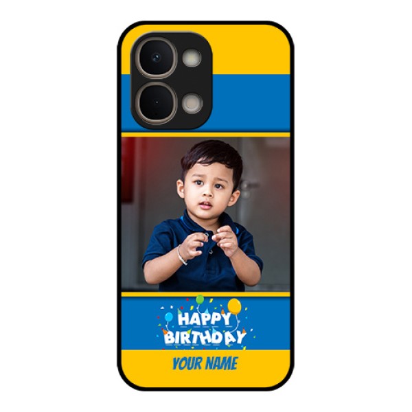 Vivo Y51 Pro 5G Custom Glass Phone Case - Birthday Wishes Design