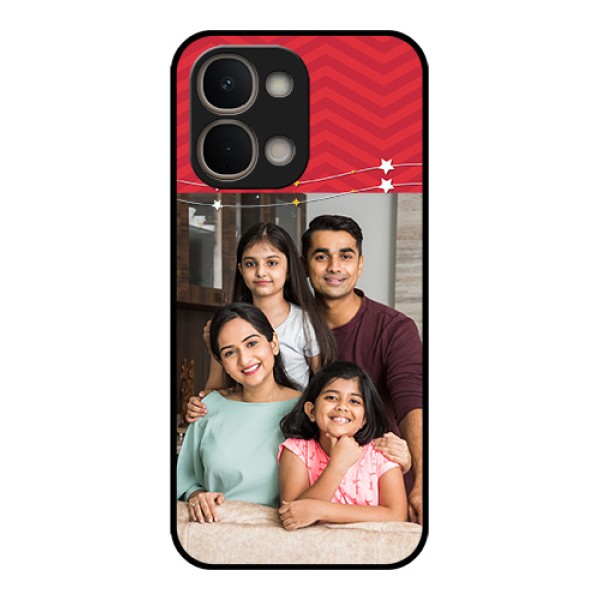 Vivo Y51 Pro 5G Custom Glass Phone Case - Happy Family Design Vivo Y51 Pro 5G Custom Glass Phone Case - Happy Family Design
