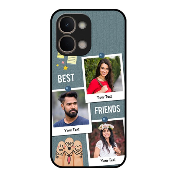 Vivo Y51 Pro 5G Custom Glass Phone Case - Sticky Frames And Friendship Design Vivo Y51 Pro 5G Custom Glass Phone Case - Sticky Frames And Friendship Design
