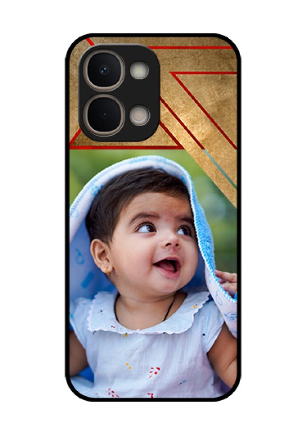 Vivo Y51 Pro 5G Custom Glass Phone Case - Gradient Abstract Texture Design