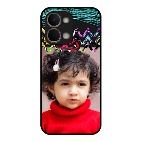Vivo Y51 Pro 5G Custom Glass Phone Case - Neon Abstract Design