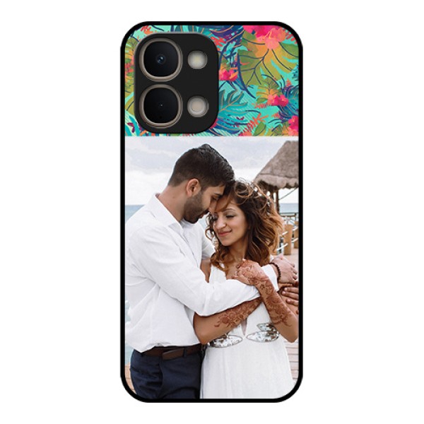 Vivo Y51 Pro 5G Custom Glass Phone Case - Watercolor Floral Design Vivo Y51 Pro 5G Custom Glass Phone Case - Watercolor Floral Design