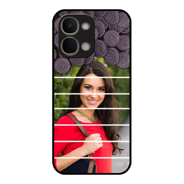 Vivo Y51 Pro 5G Custom Glass Phone Case - With Oreo Biscuit Design