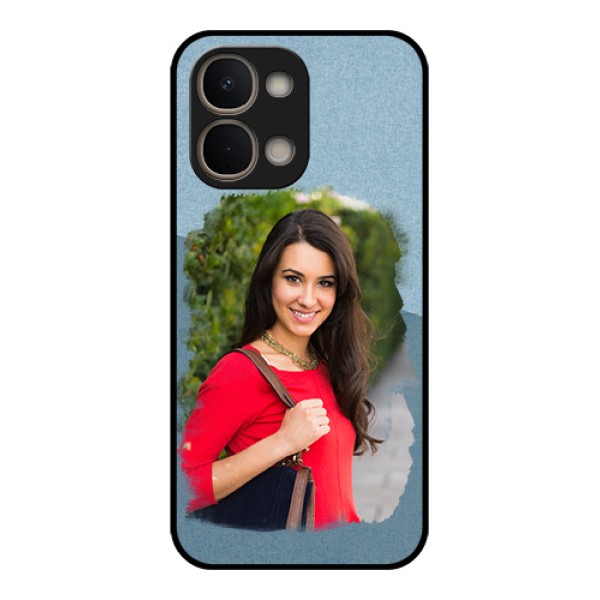 Vivo Y51 Pro 5G Custom Glass Phone Case - Grunge Line Art Design