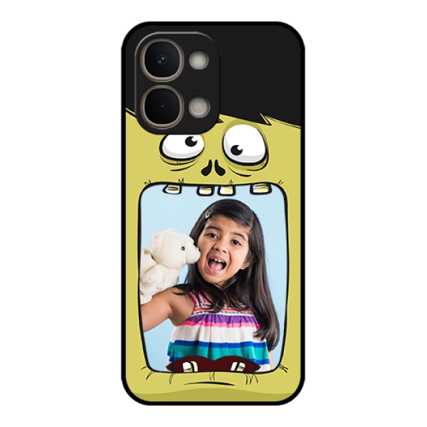 Vivo Y51 Pro 5G Custom Glass Phone Case - Cartoon Monster Back Case Design Vivo Y51 Pro 5G Custom Glass Phone Case - Cartoon Monster Back Case Design