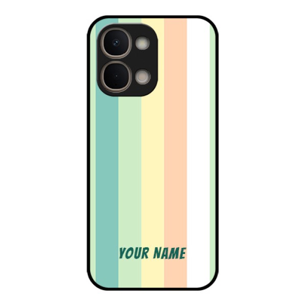Vivo Y51 Pro 5G Custom Glass Phone Case - Multi - Colour Stripes Design Vivo Y51 Pro 5G Custom Glass Phone Case - Multi - Colour Stripes Design