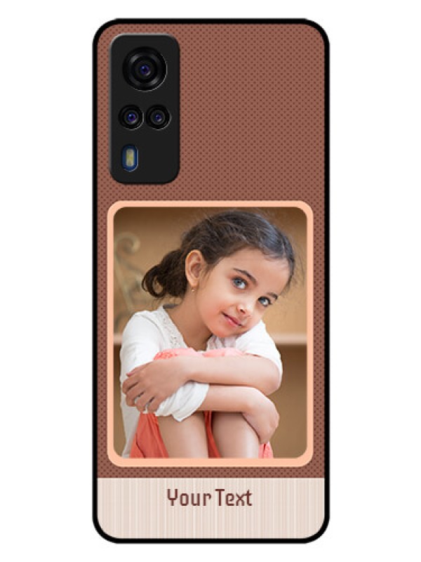 Custom Vivo Y51 Custom Glass Phone Case  - Simple Pic Upload Design