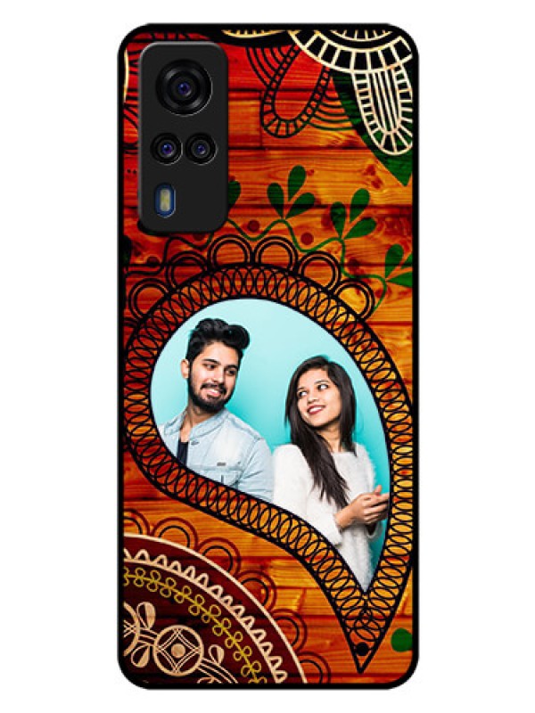 Custom Vivo Y51A Personalized Glass Phone Case  - Abstract Colorful Design