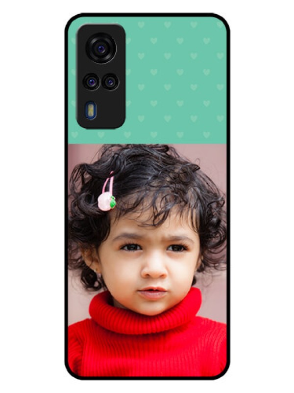 Custom Vivo Y51A Custom Glass Phone Case  - Lovers Picture Design