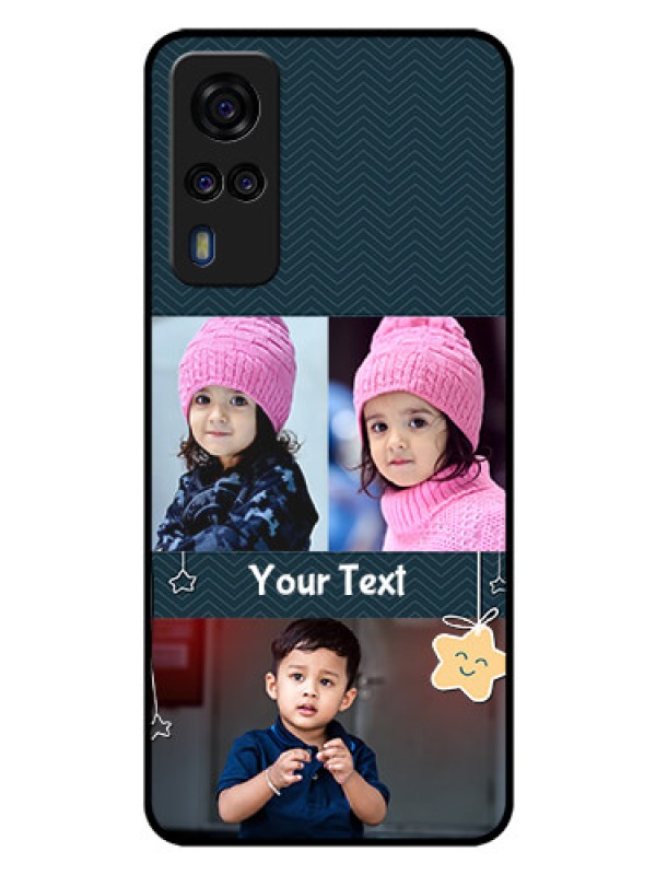 Custom Vivo Y51A Custom Glass Mobile Case  - Hanging Stars Design