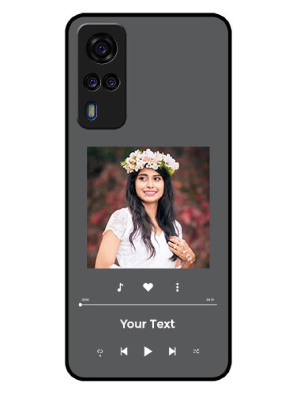 Custom Vivo Y53s Custom Glass Mobile Case - Play The Music Design