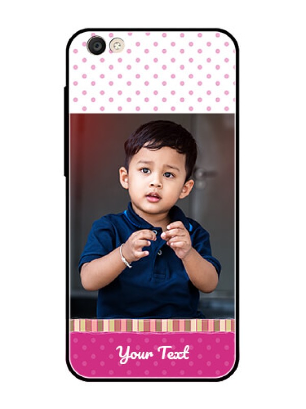 Custom Vivo Y55S Photo Printing on Glass Case  - Cute Girls Cover Design