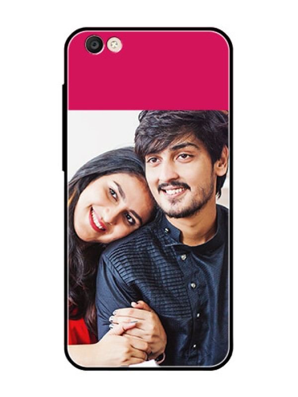 Custom Vivo Y55S Custom Glass Mobile Case  - Anniversary Cover Design