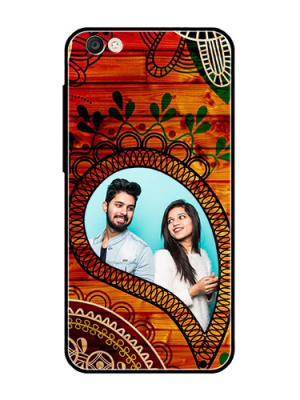 Custom Vivo Y55S Personalized Glass Phone Case  - Abstract Colorful Design