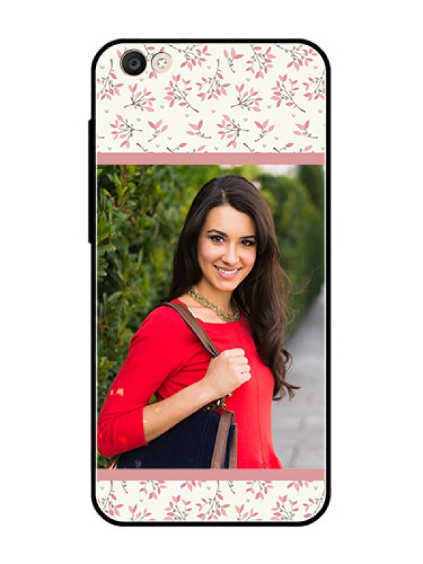 Custom Vivo Y55S Custom Glass Phone Case  - Premium Floral Design