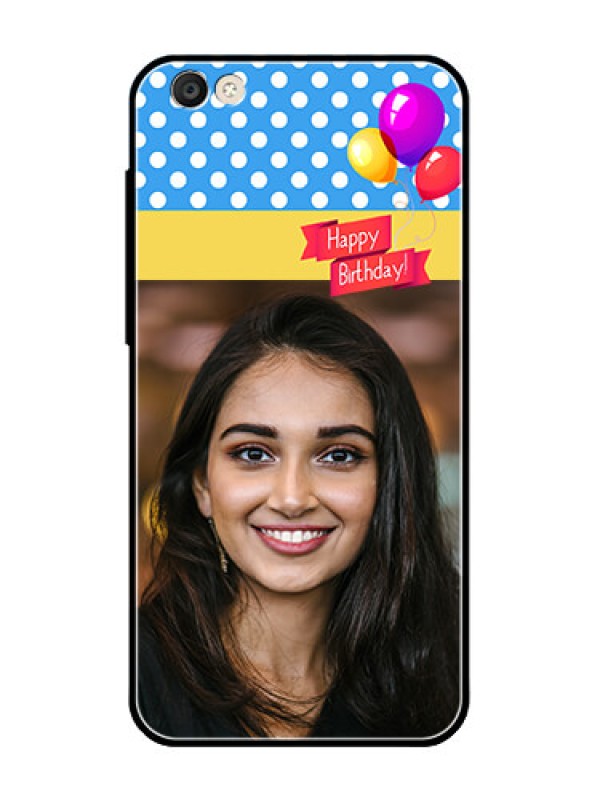 Custom Vivo Y55S Custom Glass Mobile Case  - Happy Birthday Design