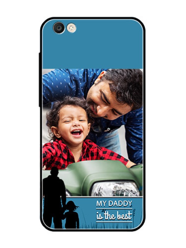 Custom Vivo Y55S Custom Glass Mobile Case  - Best dad design 