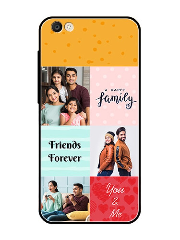 Custom Vivo Y55S Personalized Glass Phone Case  - Images with Quotes Design