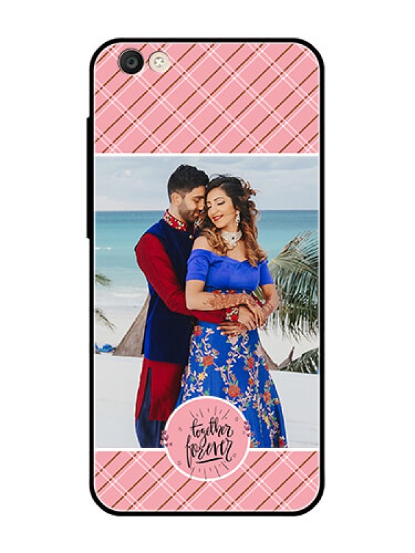 Custom Vivo Y55S Personalized Glass Phone Case  - Together Forever Design