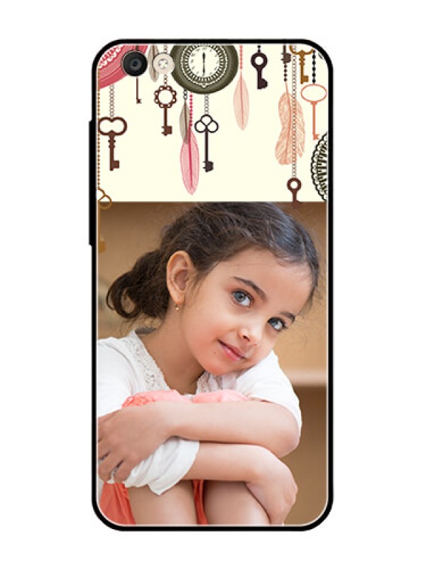 Custom Vivo Y55S Custom Glass Mobile Case  - Boho Style Design