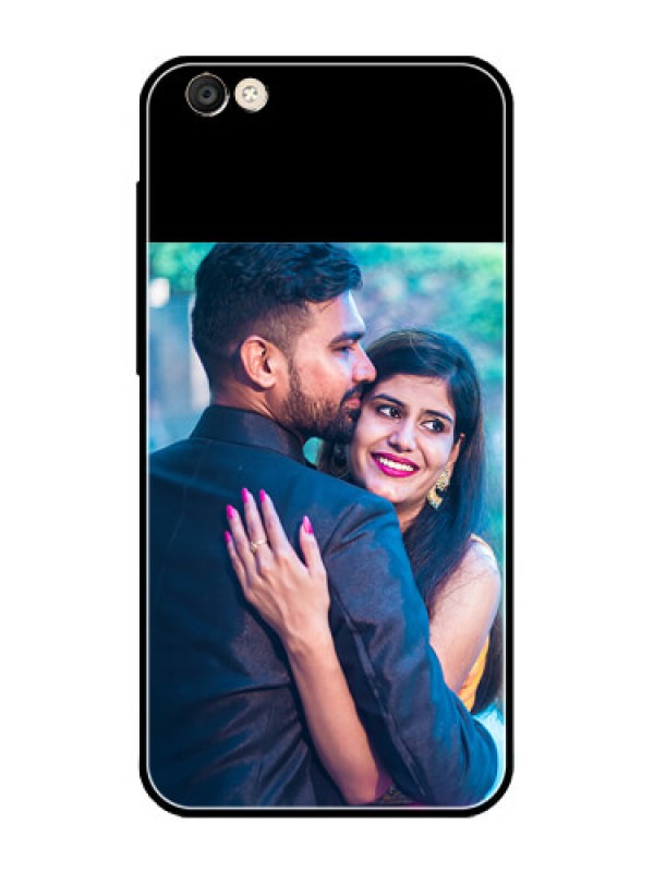 Custom Vivo Y55S Custom Glass Phone Case - Upload Full Picture With Custom Color Design