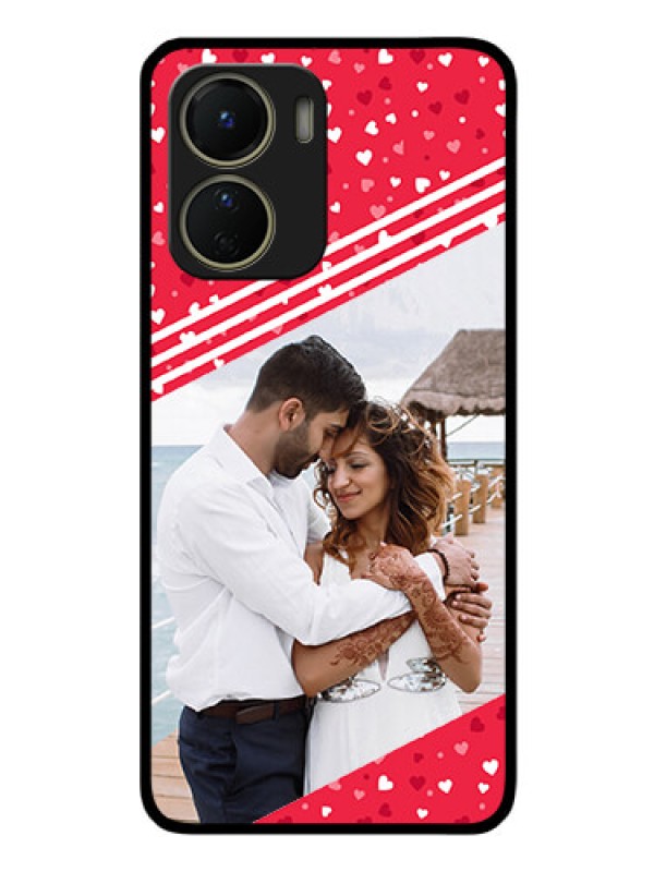 Custom Vivo Y56 5G Custom Glass Mobile Case - Valentines Gift Design