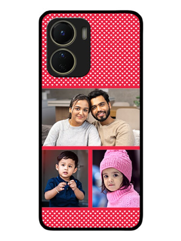 Custom Vivo Y56 5G Personalized Glass Phone Case - Bulk Pic Upload Design