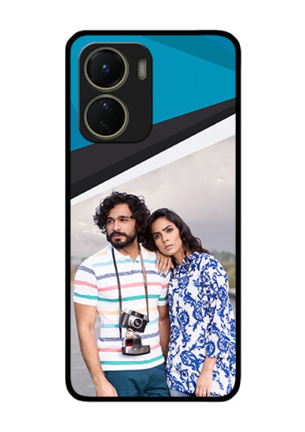 Vivo Y56 5G Photo Printing on Glass Case - Simple Pattern Photo Upload Design