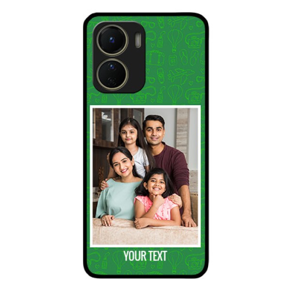 Vivo Y56 5G Personalized Glass Phone Case - Picture Upload Design Vivo Y56 5G Personalized Glass Phone Case - Picture Upload Design