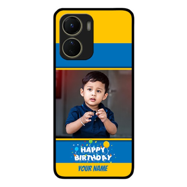 Vivo Y56 5G Custom Glass Mobile Case - Birthday Wishes Design