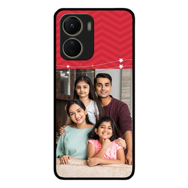 Vivo Y56 5G Personalized Glass Phone Case - Happy Family Design Vivo Y56 5G Personalized Glass Phone Case - Happy Family Design