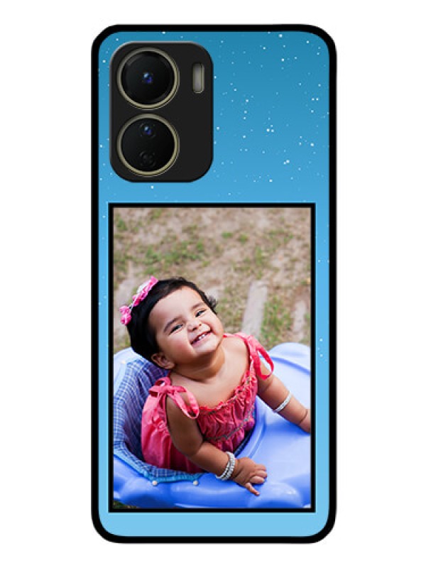 Custom Vivo Y56 5G Custom Glass Mobile Case - Wave Pattern Colorful Design