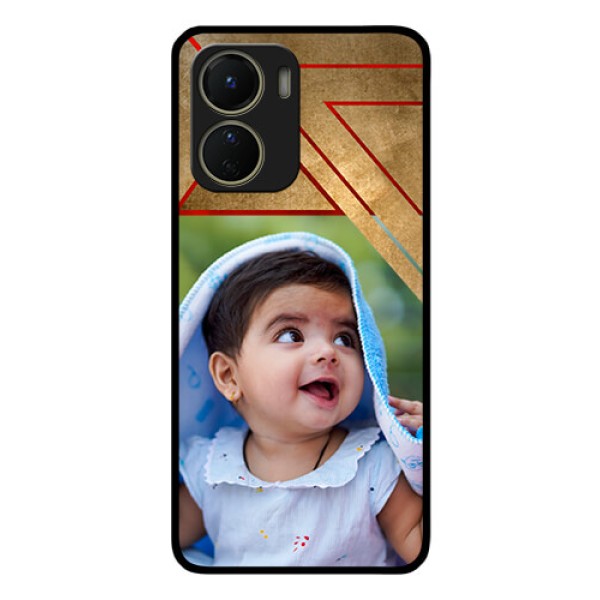Vivo Y56 5G Personalized Glass Phone Case - Gradient Abstract Texture Design Vivo Y56 5G Personalized Glass Phone Case - Gradient Abstract Texture Design