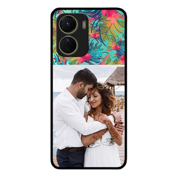 Vivo Y56 5G Photo Printing on Glass Case - Watercolor Floral Design Vivo Y56 5G Photo Printing on Glass Case - Watercolor Floral Design