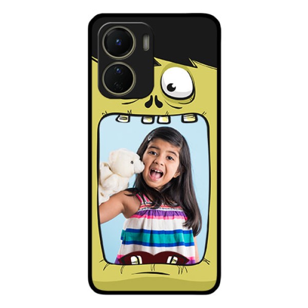 Vivo Y56 5G Personalized Glass Phone Case - Cartoon monster back case Design Vivo Y56 5G Personalized Glass Phone Case - Cartoon monster back case Design