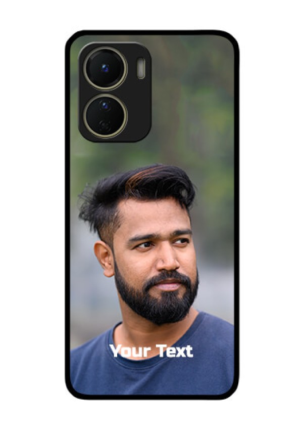 Vivo Y56 5G Glass Mobile Cover: Photo with Text