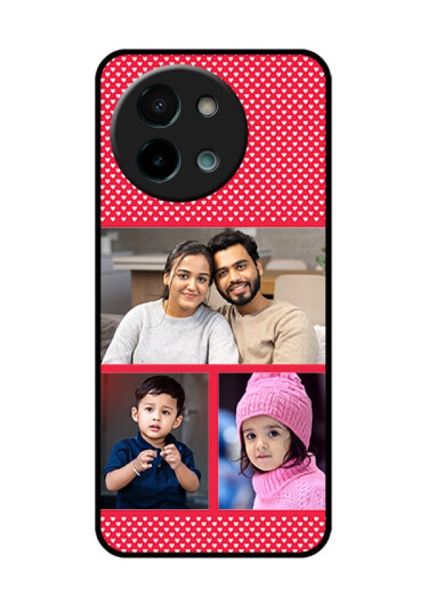 Vivo Y58 5G Custom Glass Phone CaseBulk Photo Upload Design