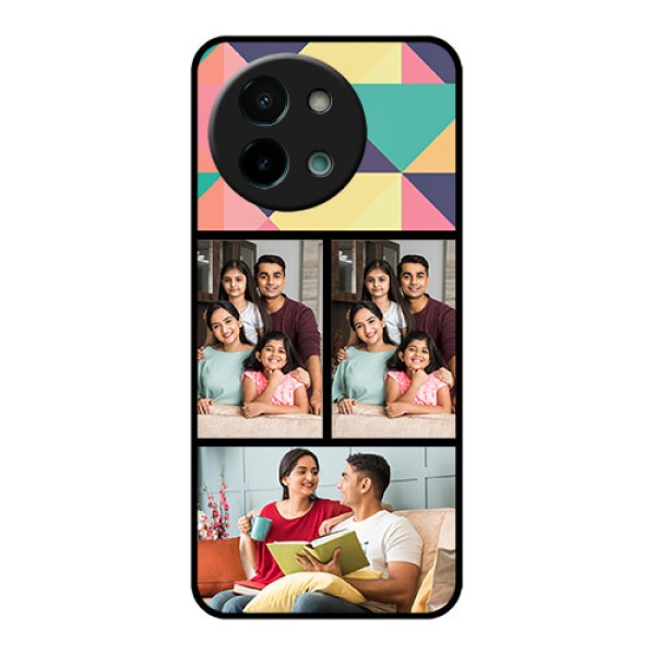 Vivo Y58 5G Custom Glass Phone CaseBulk Pic Upload Design