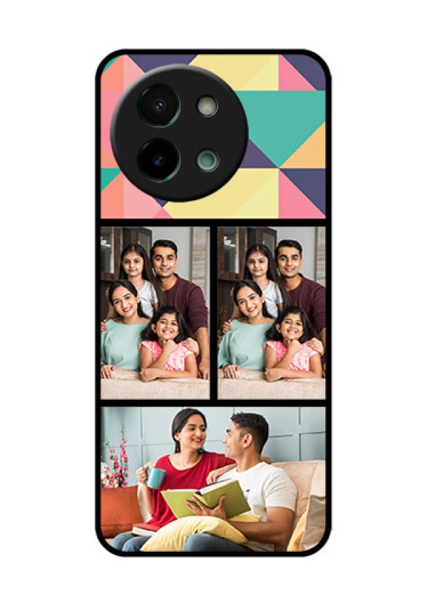 Vivo Y58 5G Custom Glass Phone CaseBulk Pic Upload Design