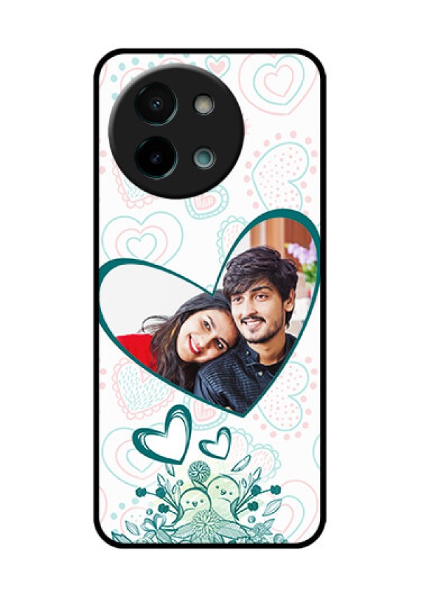 Vivo Y58 5G Custom Glass Phone CasePremium Couple Design