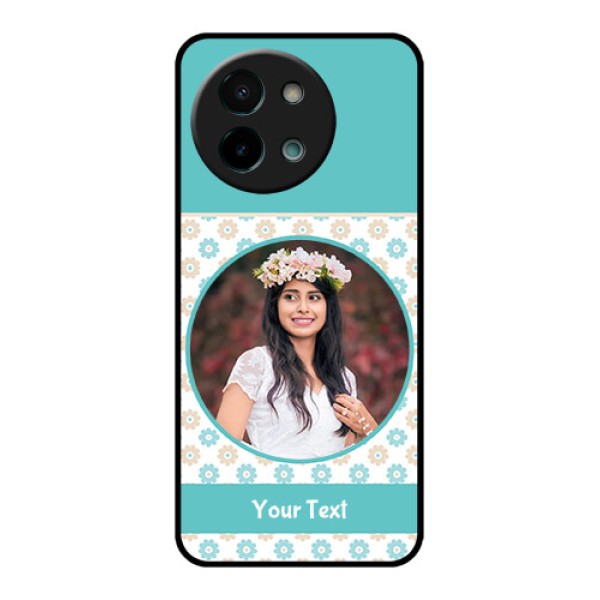 Vivo Y58 5G Custom Glass Phone CaseBeautiful Flowers Design Vivo Y58 5G Custom Glass Phone CaseBeautiful Flowers Design