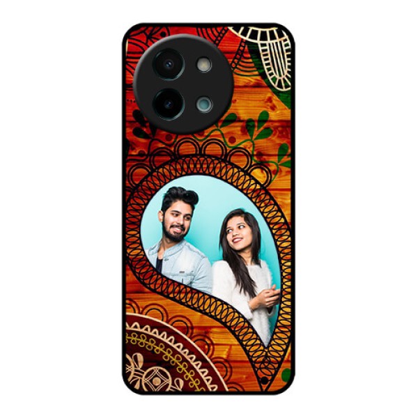 Vivo Y58 5G Custom Glass Phone CaseAbstract Colorful Design